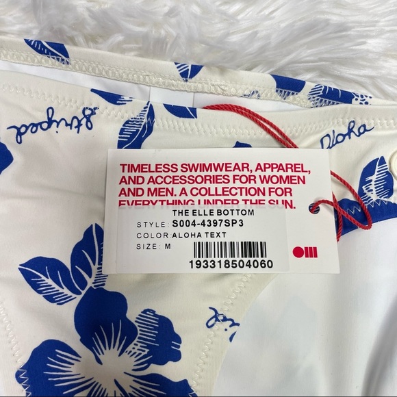 New Solid & Striped The Elle Bottom Floral Aloha - Picture 6 of 11